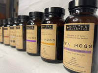 Sea Moss Capsules (St. Lucia - 60 caps) Organic | Wild Crafted | Non GMO | 92 Minerals - Containing Essential Vitamins and Minerals