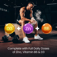 VitaBright Magnesium Glycinate 6-in-1 Complex 2500mg, 485mg Elemental Magnesium Supplements High Strength, With Zinc, Vitamin D3 & B6, 120 Capsules