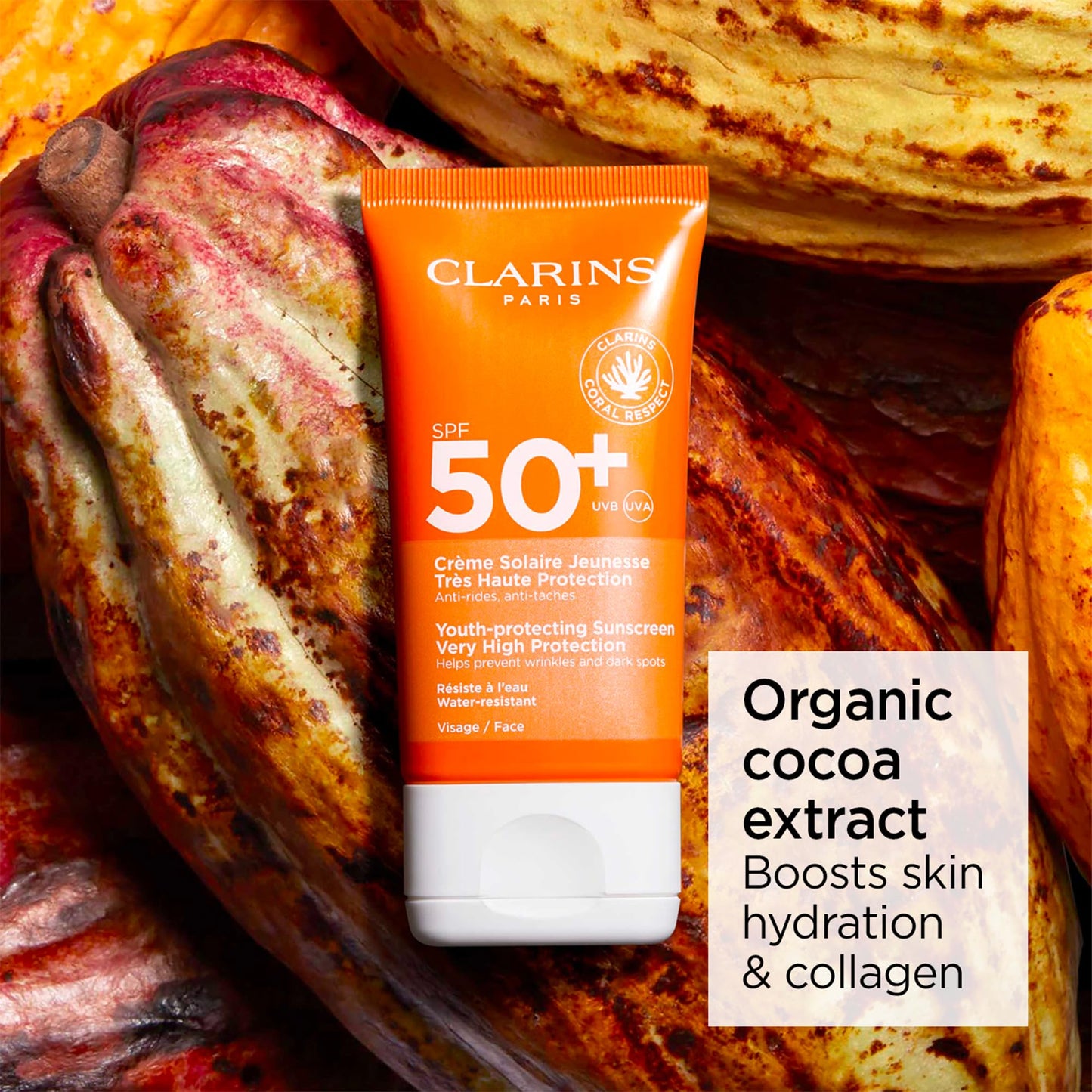 Clarins Youth-protecting Sunscreen Very High Protection SPF50+ 50ml