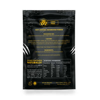 Lions Mane Supplement Powder - Lions Pride Lions Mane Supplement High Strength - 100% Pure Lion's Mane Supplement with 50% Polysaccharides / 30% Beta Glucan - UK Lion's Mane Mushroom (50, Grams)