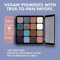 NYX PROFESSIONAL MAKEUP NYX Professional Makeup Ultimate Shadow Palette, 16 Vibrant True-To-Pan Eyeshadow Shades, Metallics, Shimmers, Colours and Nudes in Pressed Pigments, Vegan, Vintage Jean Baby, 0.8 g