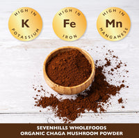 Sevenhills Wholefoods Organic Chaga Mushroom Powder 200g