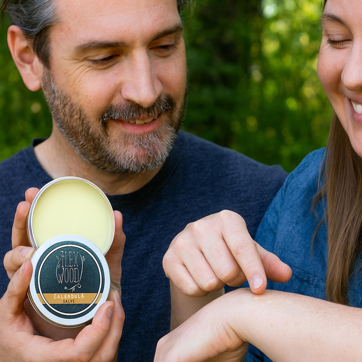 The Ilex Wood - All-Natural Skin Balm - Calendula Salve - soothes rashes, itching, dry skin, eczema, cruelty free, plastic free, handmade in the UK - 100ml