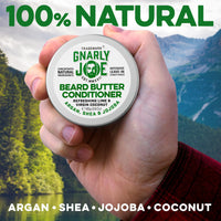 TRADEMARK GNARLY JOE EST.MMXVII Gnarly Joe Beard Butter Leave-In Conditioner - 80g - 100% Natural, UK Made