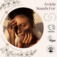 Aviela Shea Butter Hand Cream For Very Dry Hands, Moisturising & Intensely Nourishing, Vegan & Cruelty Free, 100% Natural African Shea Butter Moisturiser, 50ml