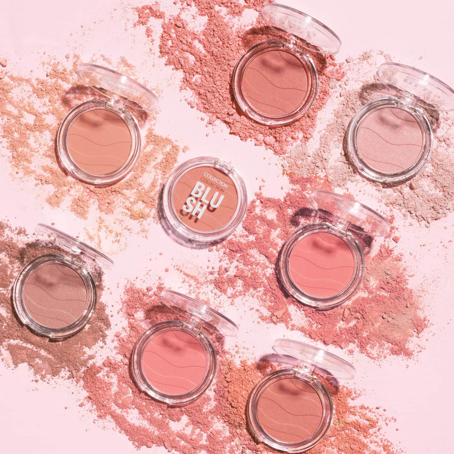 Collection Cosmetics Soft Glow Blusher, Blusher Powder, 4g, Rose