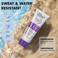CTUBLIAUNX Spf 100 Sunscreen, Broad Spectrum UV Protection for Face & Body, Long-Lasting Hydration, Lightweight and Non-Greasy Formula, Sweat & Water Resistant Sun Cream