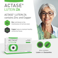 ACTASE Actase Lutein ZA - Scientifically Formulated Lutein and Zeaxanthin Eye Care Supplement with Added Vitamins to Maintain Healthy Vision - 30 Softgels