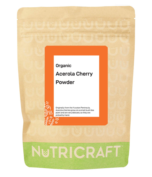 Organic Acerola Cherry Powder by NutriCraft: 500g (Also Available in 250g and 1kg)