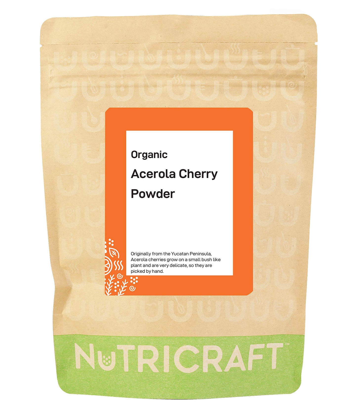 Nukraft Organic Acerola Cherry Powder by NutriCraft: 250g (Also Available in 500g and 1kg)