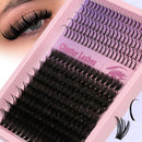 Himirell Lash Clusters 100D Lash Spikes Eyelash Clusters Volume 260pac Long 10-19mm Individual Lashes DIY Spiky Lash Extension Mega Cluster Eyelash Extensions Mink Strips Lashes Thick