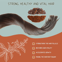 Milva Caffeine Natural Hair Growth & Thickening Shampoo for Women and Men - 200ml Sulfate-Free Formula with Caffeine Extract - Fights Hair Loss, Volumizes & Nourishes Thinning Hair