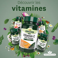 natures aid Natures Aid Vitamin C, Time Release 30 Tablets, 1000 mg (with Citrus Bioflavonoids, Slow Release, for the Normal Function of the Immune System, Vegan Society Approved, Made in the UK)