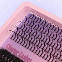 Himirell Lash Clusters 100D Lash Spikes Eyelash Clusters Volume 260pac Long 10-19mm Individual Lashes DIY Spiky Lash Extension Mega Cluster Eyelash Extensions Mink Strips Lashes Thick