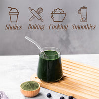 Sevenhills Wholefoods Organic Super Greens Blend 400g | with Spirulina, Chlorella, Wheatgrass, Barley Grass | Supports Skin, Immunity & Reduce Tiredness | 80 Servings | UK Made