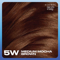 Clairol Nice'n Easy Crème, Natural Looking Oil Infused Permanent Hair Dye, 5W Medium Mocha Brown