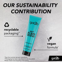 Got2B got2b GotGloss Shine Primer 150ml – Hair Smoothing Primer Cream, Gloss-Boosting Leave-In Styling Cream, Frizz Control, Heat Styling Prep for All Hair Types