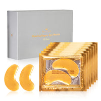 Revitale 24k Gold Under EYE Patches Collagen Gel Mask, Nourishes, Firms & Hydrates, Puffy Eyes & Dark Circles, Hyaluronic Acid (30 Pack)
