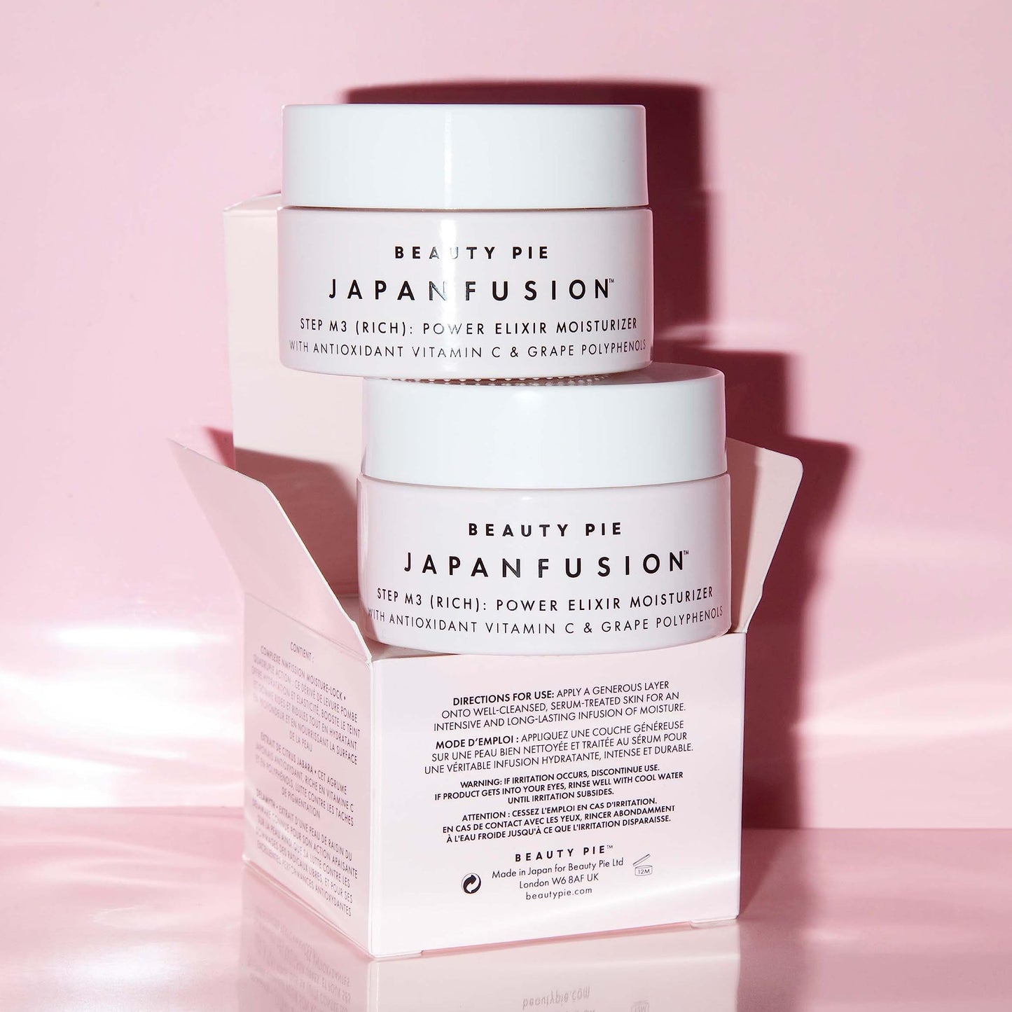 Beauty Pie Japanfusion™ Power Elixir Moisturiser, Antioxidant Vitamin C Face Cream, Deeply Hydrate & Protect Skin, 50ml, Made in Japan, Suitable for all Skin Types