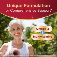 SEVEN SEAS Seven Seas Omega-3 and Multivitamins Woman 50plus, with Vitamin B12 and Calcium, 30-Day Duo Pack, 30 Omega-3 Capsules and 30 Multivitamin Tablets