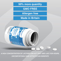 Efficient Lactase Tablets - 250 Days Supply - Lactose Intolerance Tablets 9000 FCC ALU High Strength - Aids in Lactose Digestion - FuelFinity® Excellent Manufacturing Standards (1 Pack)
