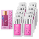 Lomansa Lash Lift Lotion, Lash Lift Kit, Separate Steps Perming Lotion, Individual Sachets For Eyelash Perming and Brow Lamination, 10 Sachets, 0.8g Each (STEP 1)