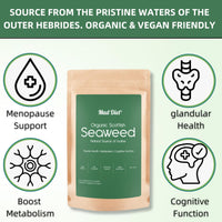 Mad Diet Organic Scottish Seaweed | Health Support | Natural Source of Iodine | Sustainably Sourced | Zero Additives | 60 Capsules –2 Month Supply | Suitable for Vegans