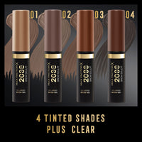 Max Factor 2000 Calorie Volumising Brow Sculpt Gel, Long-Lasting, Plumped & Fuller-Looking Brows, Waterproof, Smudge-Proof, Shapes & Intensifies, 001 Dark Blonde, 4.5ml