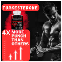 Nutreeya Turkesterone -1300mg Max Strength Ajuga Turkestanica Extract, Vegan, Gluten Free, (Not Turkesterone Capsules) (Pack of 1 (60 Pills))