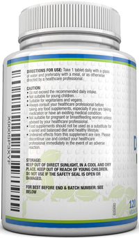Nu U Nutrition D-Mannose Tablets 500mg - 120 Vegan Tablets - 4 Month Supply - High Strength D Mannose - Not Capsules or Powder - Made in The UK