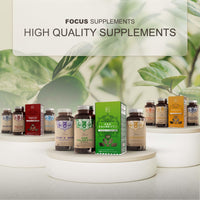 Focus FS L Theanine | 90 L-Theanine Capsules from Green Tea - High Strength 750mg Green Tea Extract Providing 300mg L'theanine per Serving | L Theanine Supplement | Non-GMO Gluten Free | Made in UK