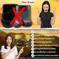 Ayushya Black Gold Pure Himalayan Shilajit Resin - Plant Derived Fulvic Minerals Immune Support - 25 grm/ml