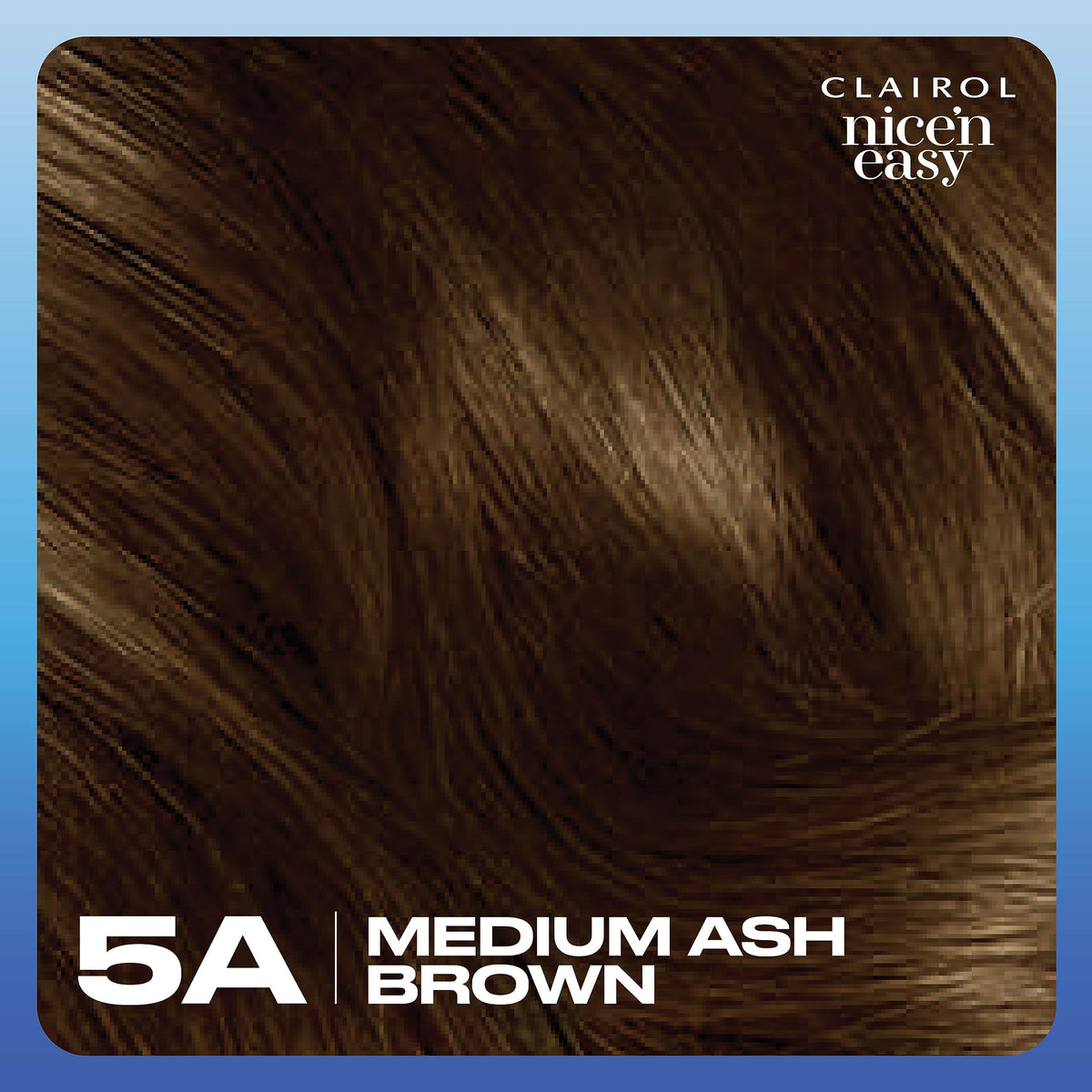 Clairol Nice'n Easy Crème, Natural Looking Oil Infused Permanent Hair Dye, 5A Medium Ash Brown