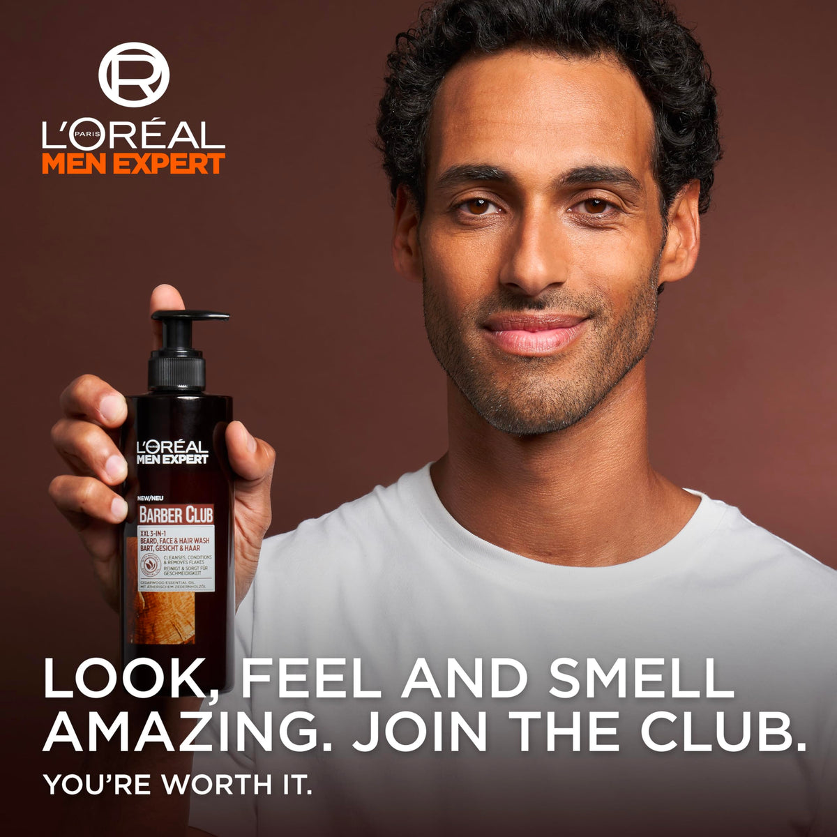 L’Oréal Paris men expert L'Oréal Paris Men Expert 3-In-1 Wash Barber Club Beard Hair Face 400ml