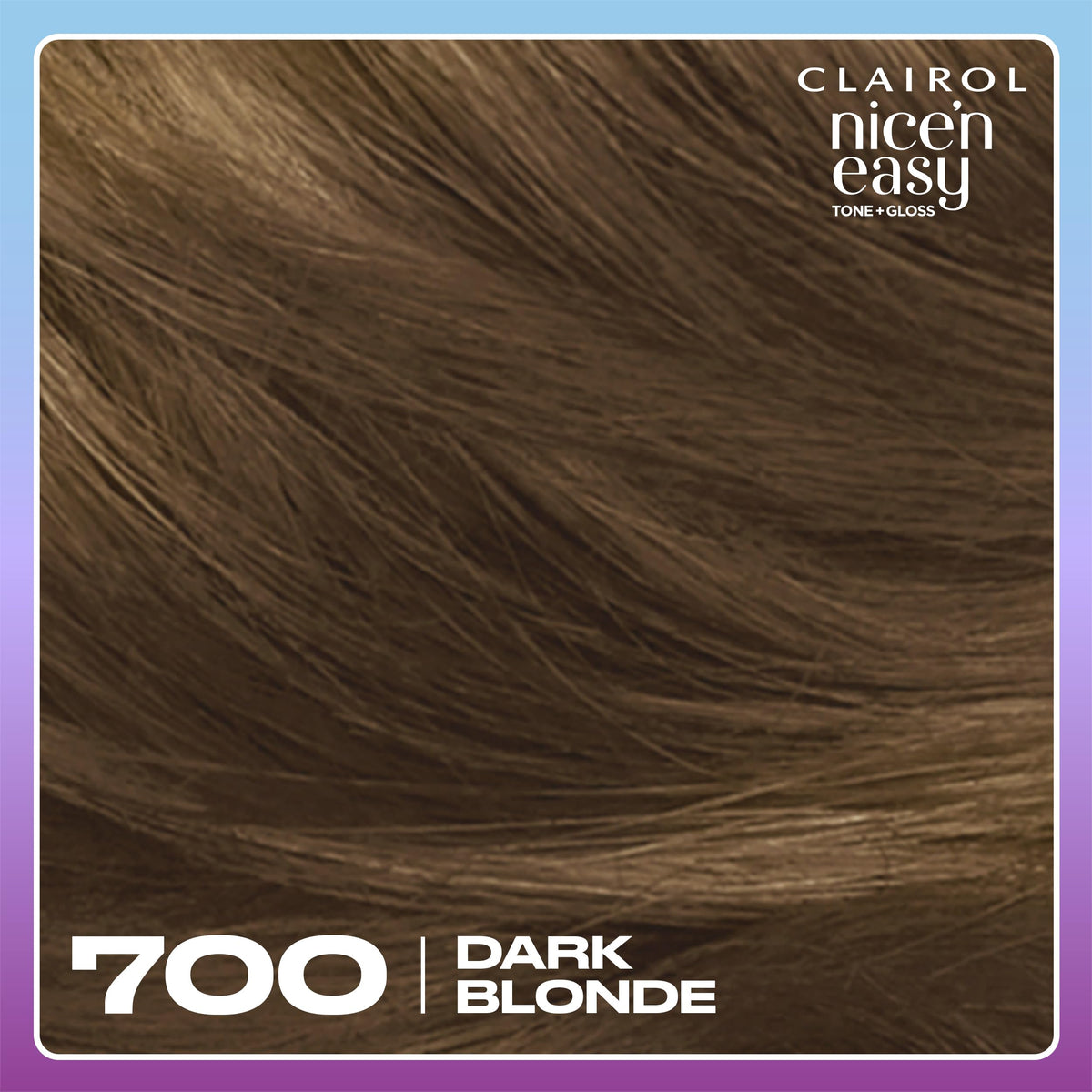 Clairol Nice'n Easy Tone+Gloss Semi Permanent Hair Dye - 700/91 Dark Blonde