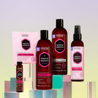 HASK Keratin Smoothing Deep Conditioner Treatment for all hair types, colour safe, gluten-free, sulfate-free, paraben-free - 1 50mL Packette
