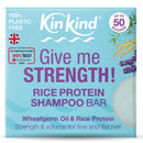 KinKind Rice Water Shampoo Bar for Hair Growth. Give Me STRENGTH! Shampoo Bars for hair UK made. Solid Shampoo Bar with Rice Protein & Rosemary for Thickening Menopause, Thinning, Fine & Flat Hair