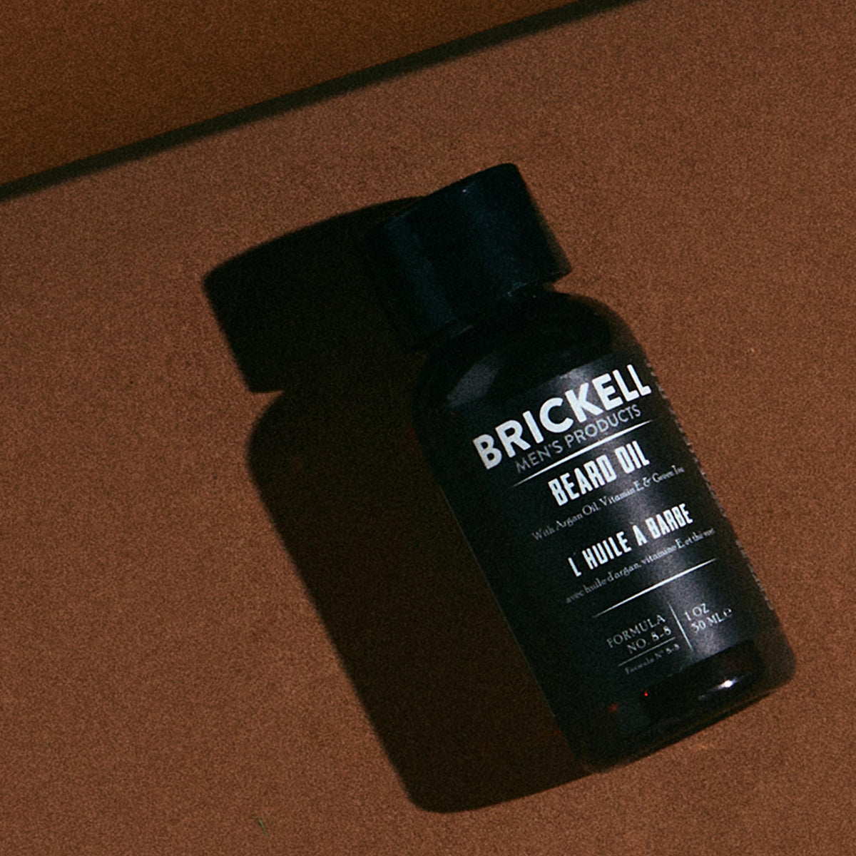Brickell Men's Products Brickell Men's Beard Oil for Men, Natural and Organic Argan and Jojoba Oil to Strengthen and Soften Hair, 30 ml, Scented