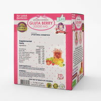 Alizée Spa Gluta Berry 200000Mg Glutathione & Collagen Drink Anti Aging 10 Sachets Fast Actions Marine Collagen Skin Nourishment Skin Dark Spot & Anti-Acne (Pack of 1)