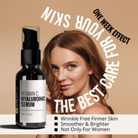 VITALITYVITS Vitamin C & E Serum With Hyaluronic Acid & Avocado Oil - Anti-Ageing & Wrinkle 30ml Pump