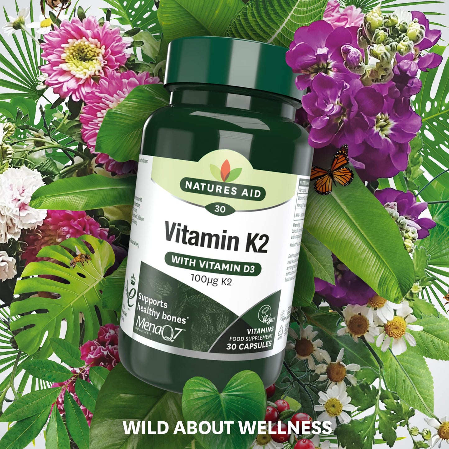 natures aid Natures Aid Vitamin K2 Capsules - Pack of 30