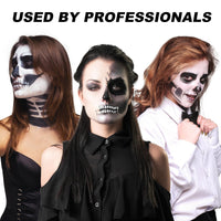 Aomig Black Face Paint Stick, Eye Face Body Paint Stick Colors Tube Waterproof Face Paint For Sports Baseball Softball Football Athletes Halloween Game Cosplay Costume Party Makeup Stick