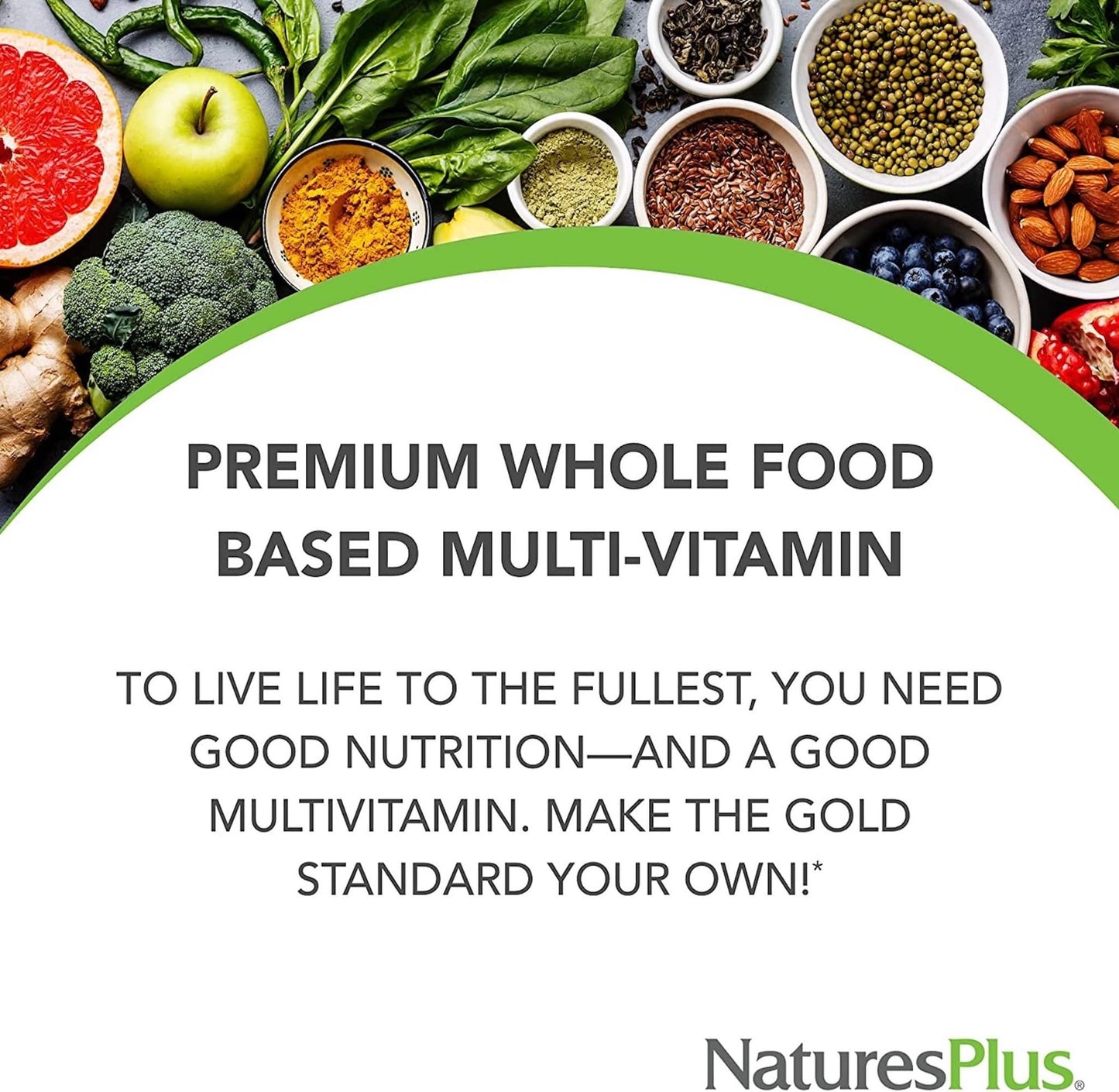 Nature's Plus NaturesPlus Source of Life Gold Tablets - Whole Food Multivitamin for Men and Women, Energy Booster, Immune Support - Vegetarian, Gluten Free - 180 Tablets