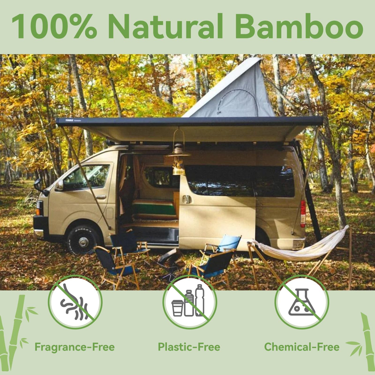 LEKOCH 100 pcs Bamboo Disposable Compressed Towel Tablet with Travel Tube Mini Portable Compressed Coin Face Wipes for Travel Camping Beauty Outdoor Brown