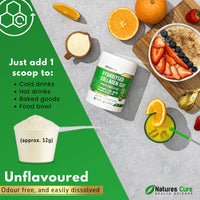 Natures cure Premium Collagen Powder Complex – Bovine Collagen Peptides 450g- Enriched with Essential B Vitamins, Vitamin C, Zinc & Biotin – Pure Hydrolysed Collagen Supplement – by Natures Cure