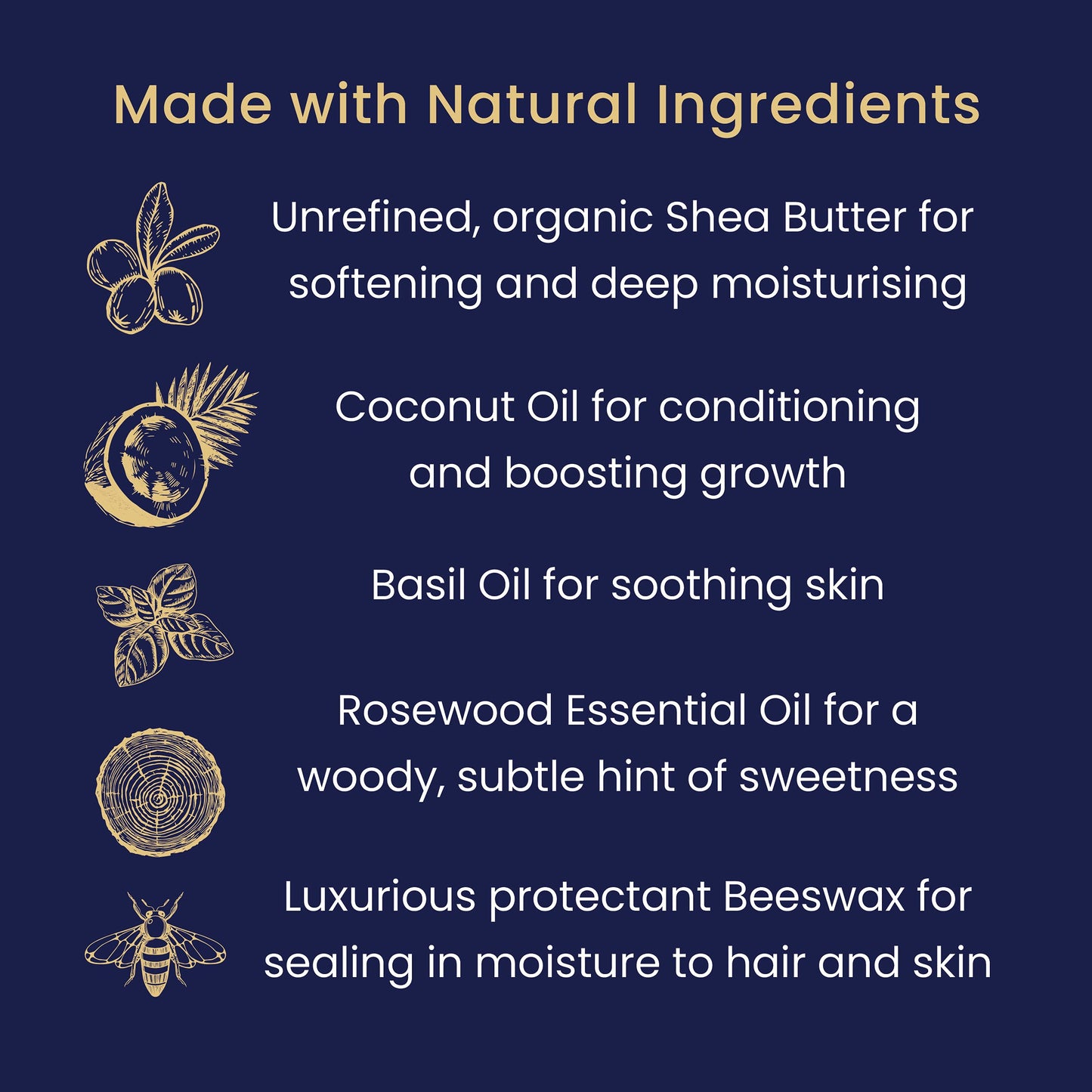 The Edinburgh Natural Skincare Company Ltd. Jekyll & Hyde Natural Beard Balm | Condition & Moisturise & Soften Your Beard | Strengthen Hair & Promote Growth | Natural & Organic