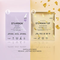 STARSKIN Magic Hour 1x50g, Exfoliating Foot Mask Sock with Lactic and Glycolic Acid, Gently Removes Calluses and Dead Skin for Effective Peeling, K Beauty Skincare