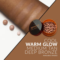 Avon Bronzing Pearls - Warm Glow, Multi-Shade Pearls with Mineral Pigments for a Buildable Multi-Dimensional Sun-Kissed Glow, Suitable for All Skin Tones, Cruelty-Free Face Bronzer, 28g
