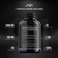 ALPHA01 Glucosamine & Chondroitin Complex - with MSM, Boswellia, Rosehip, Ginger & Turmeric - Made from Pasture Raised, Grass-Fed Bovine - Non-GMO, 90 Capsules