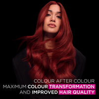 Garnier Olia 9.3 Gold Light Blonde, oil-powered, no-ammonia. 100% grey coverage. Luminous, long-lasting, vibrant gold light blonde color with exceptional shine.